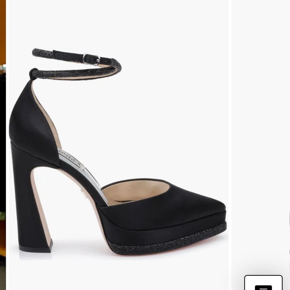 Badgley Mischka Eliana ankle strap platform shoes